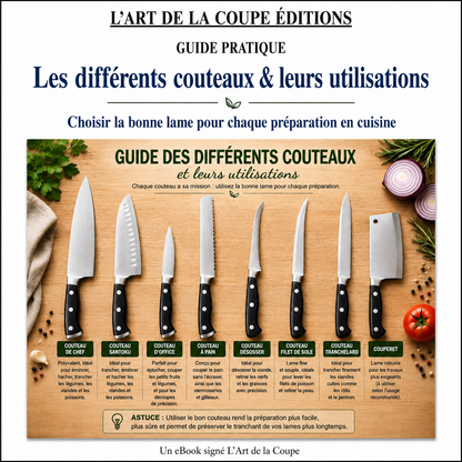 Guide des différents couteaux et leurs utilisations