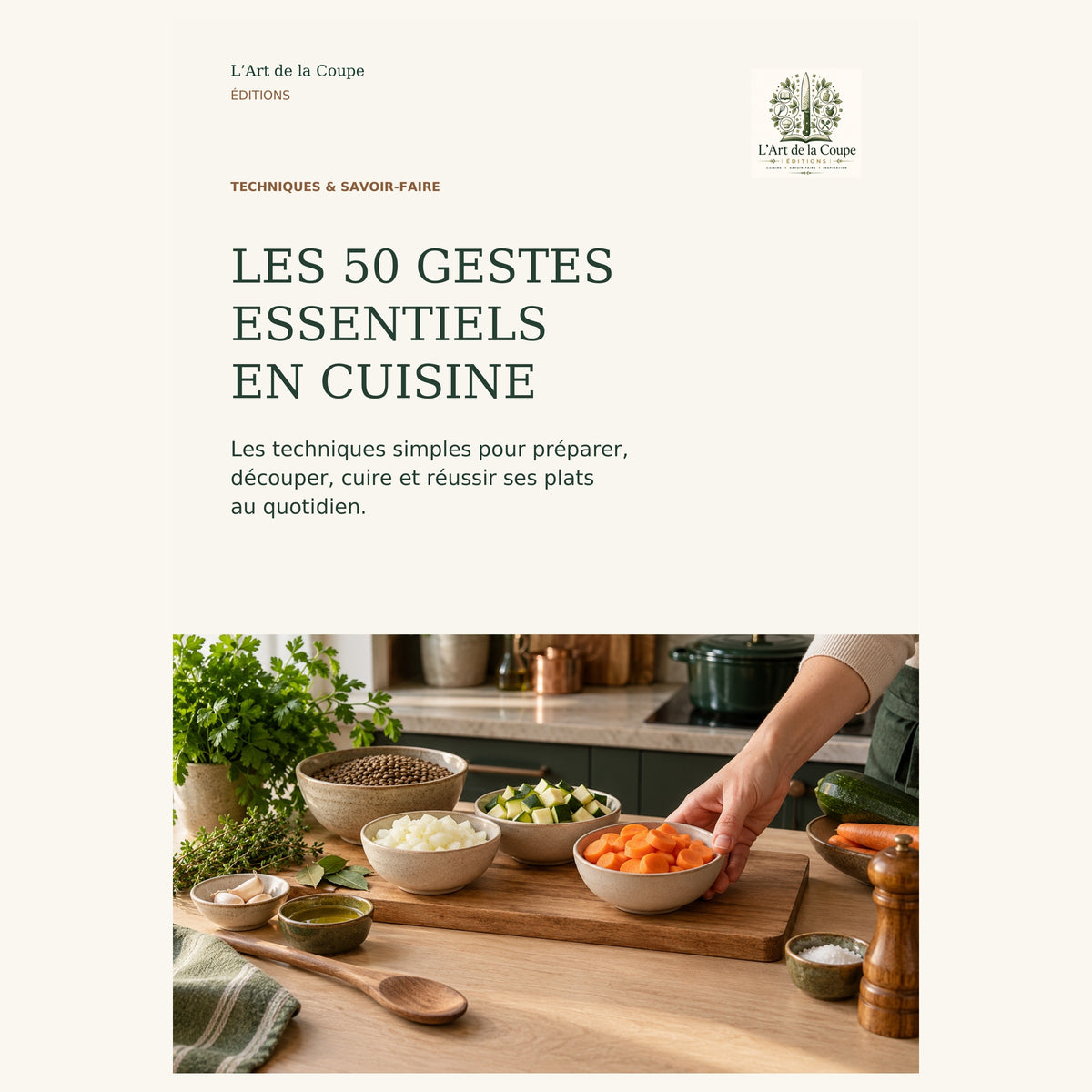 Les 50 Gestes Essentiels en Cuisine – Guide Pratique PDF
