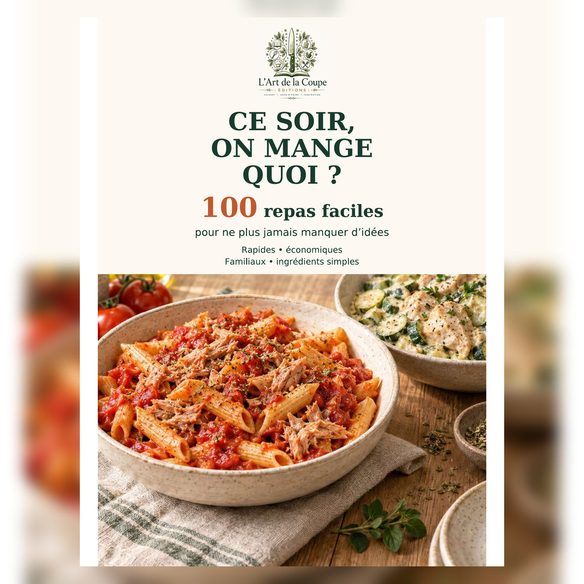 Ce soir, on mange quoi ? — 100 repas faciles