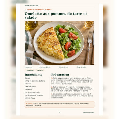 Ce soir, on mange quoi ? — 100 repas faciles